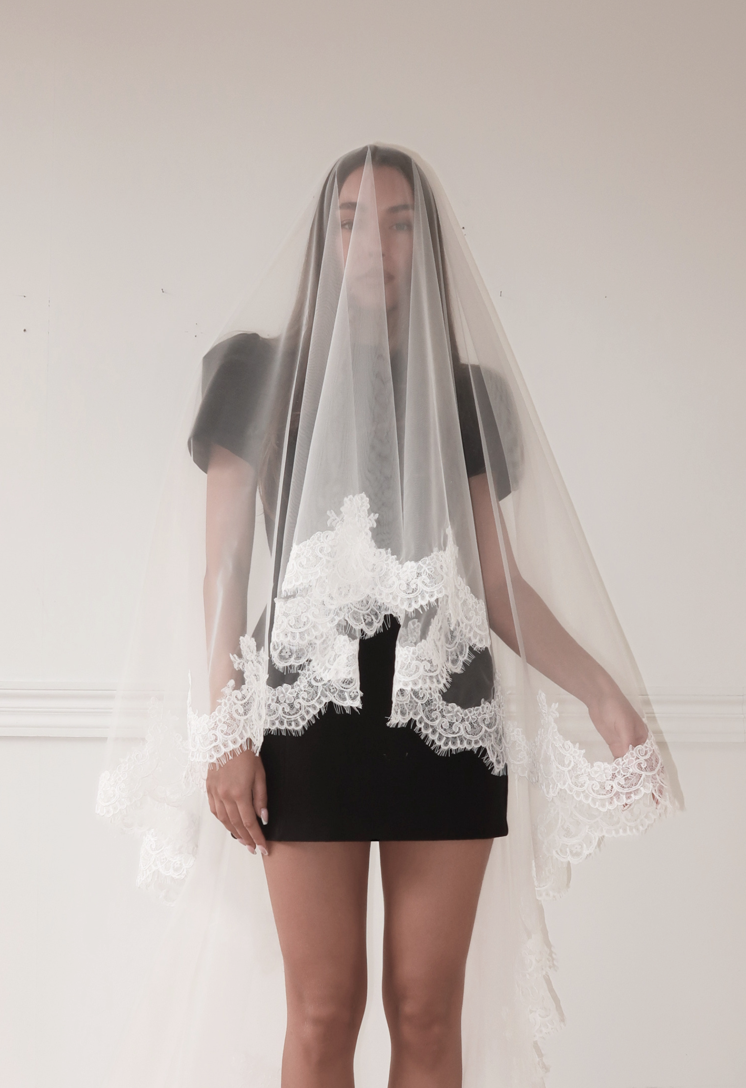 Céline — Romantic Lace Wedding Veil
