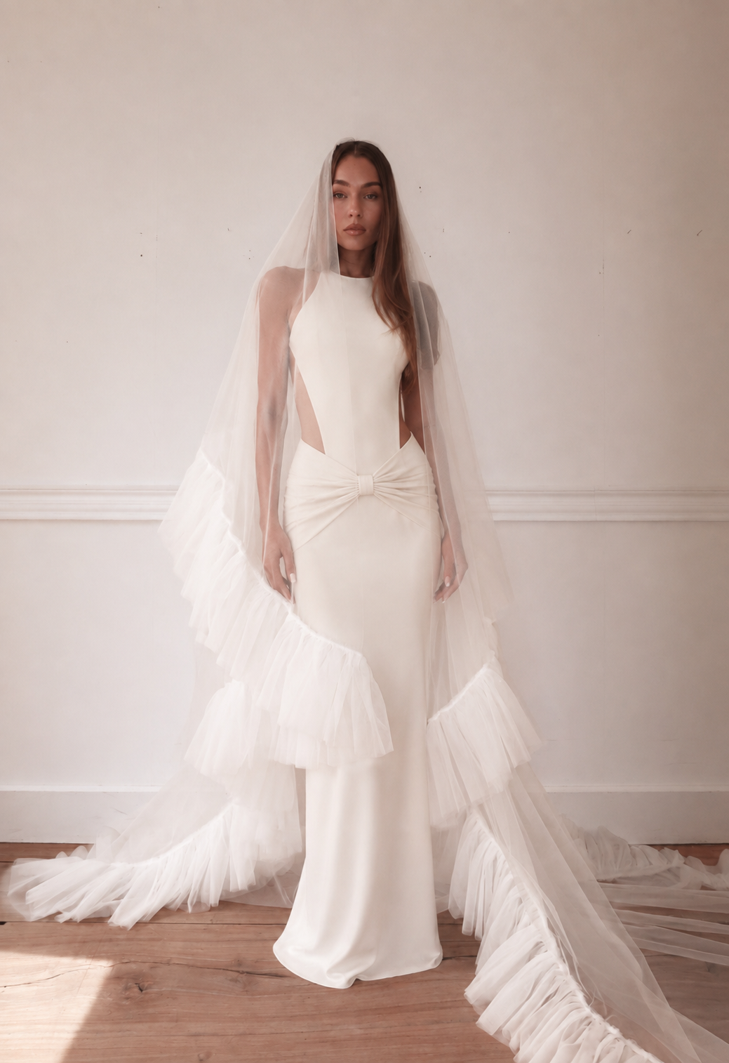 Elise — Romantic Ruffle Wedding Veil