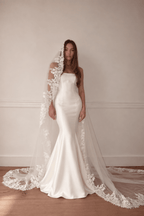 Agathe — Eyelash Lace Wedding Veil