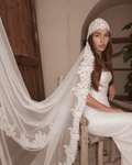 Agathe — Eyelash Lace Wedding Veil