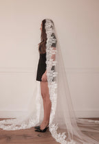 Agathe — Eyelash Lace Wedding Veil