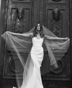 Camille — Minimalist Drop Veil
