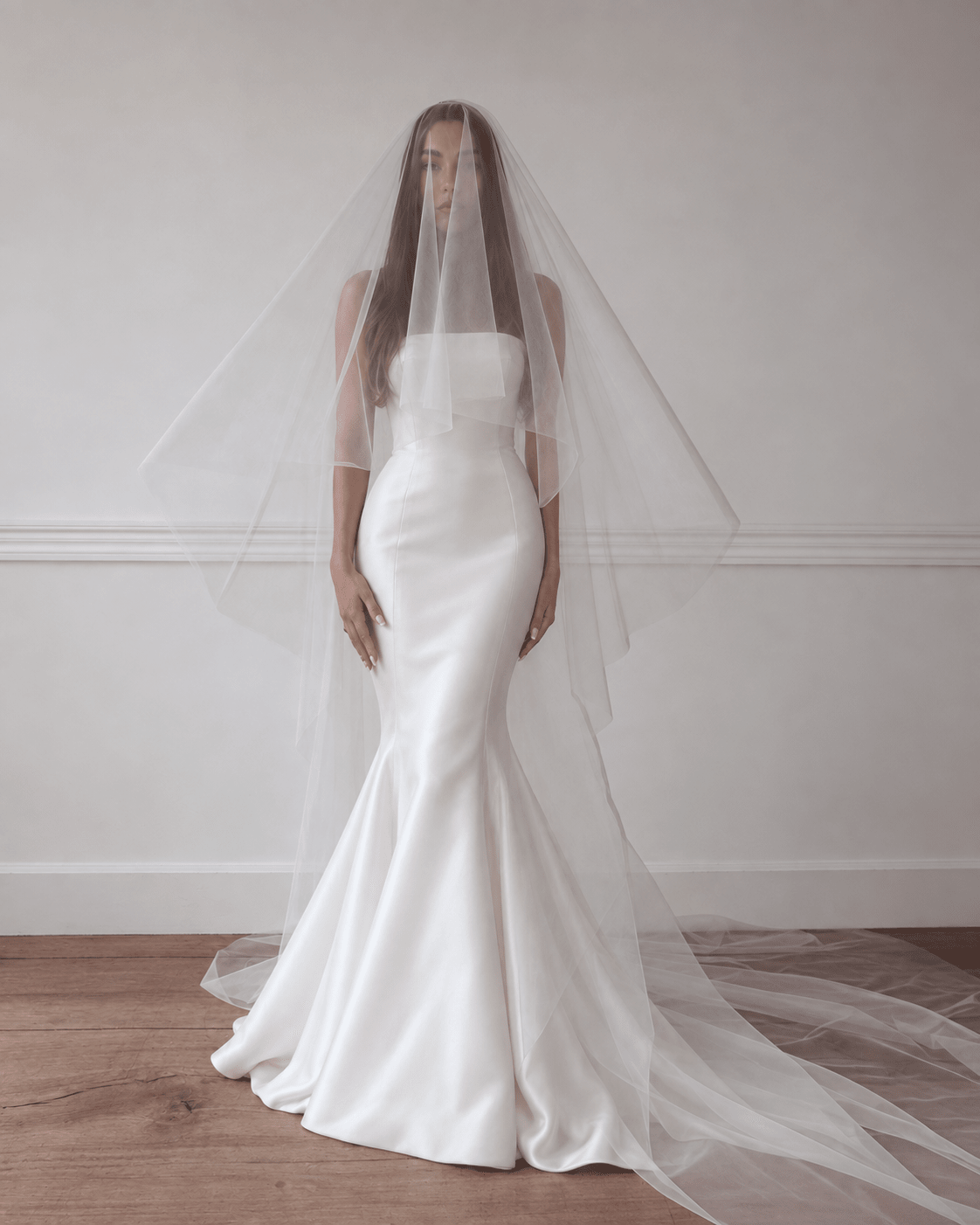 Camille — Minimalist Drop Veil