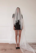 Camille — Minimalist Drop Veil