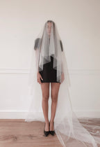 Camille — Minimalist Drop Veil