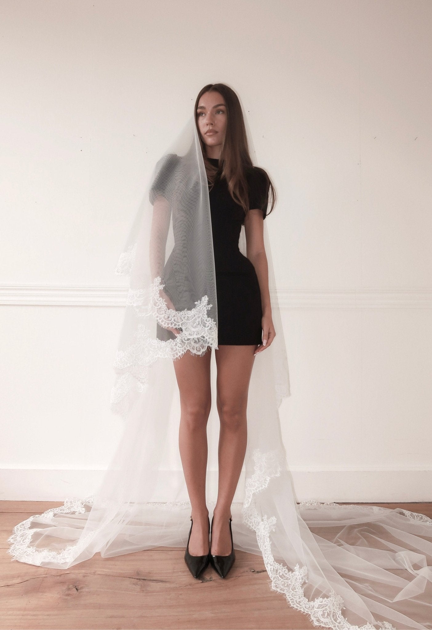 Céline — Romantic Lace Wedding Veil