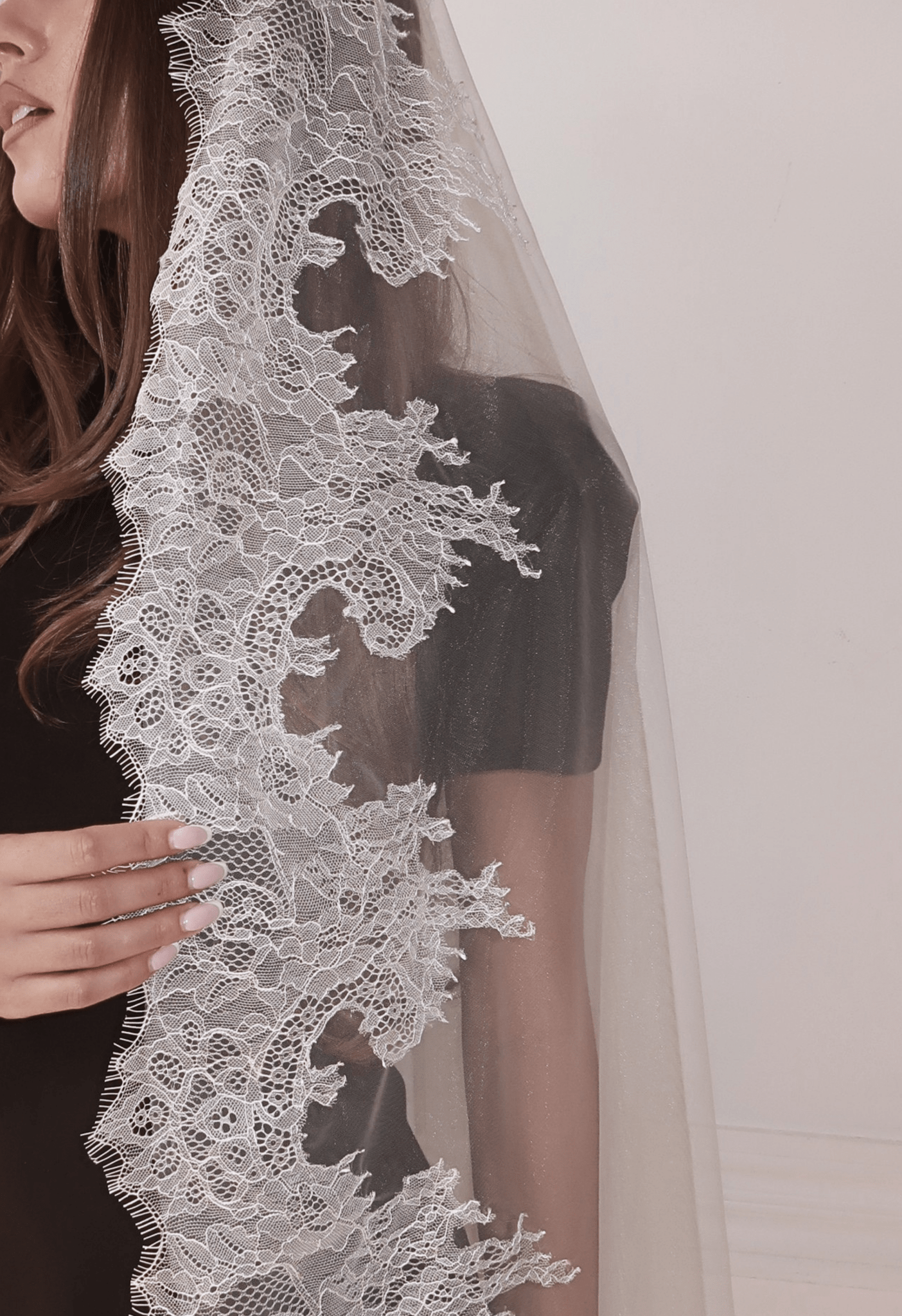 Louise — Romantic Floral Lace Veil
