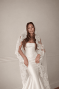 Louise — Romantic Floral Lace Veil